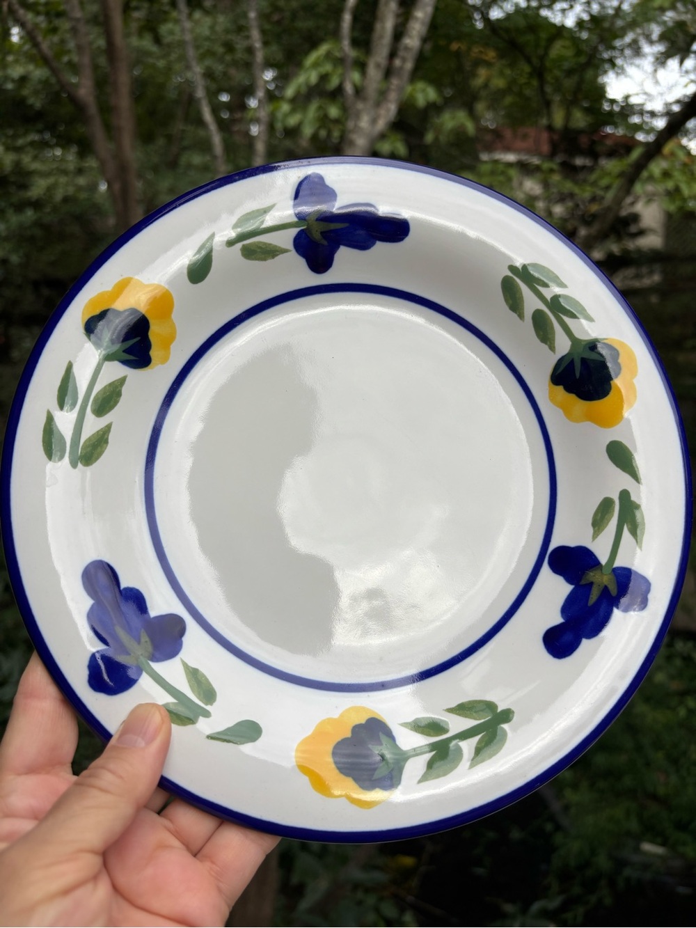 Set of Dansk San Nicolo Design Porcelain Dinner Plate, Salad Plate & Coffee Cup